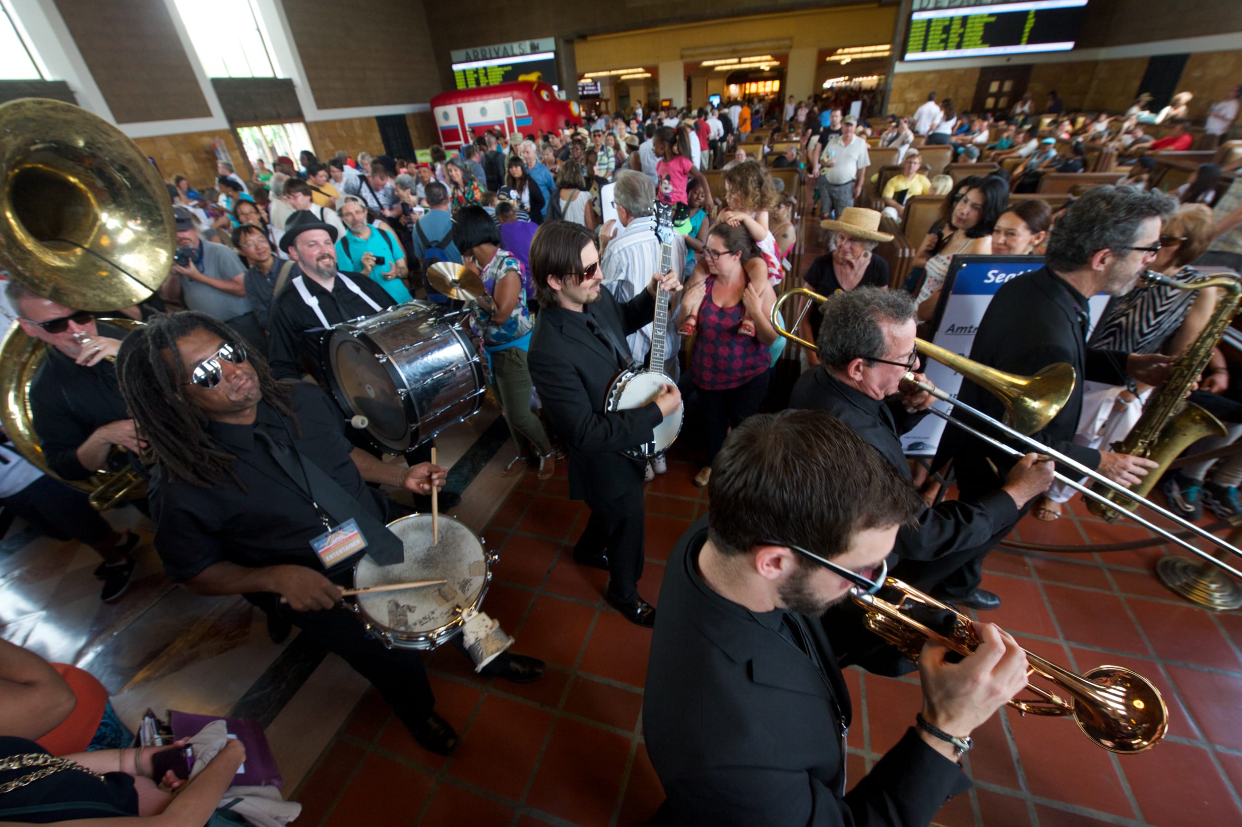 You might remember the Mudbug Brass Band from Union Station's 75th Anniversary celebration!