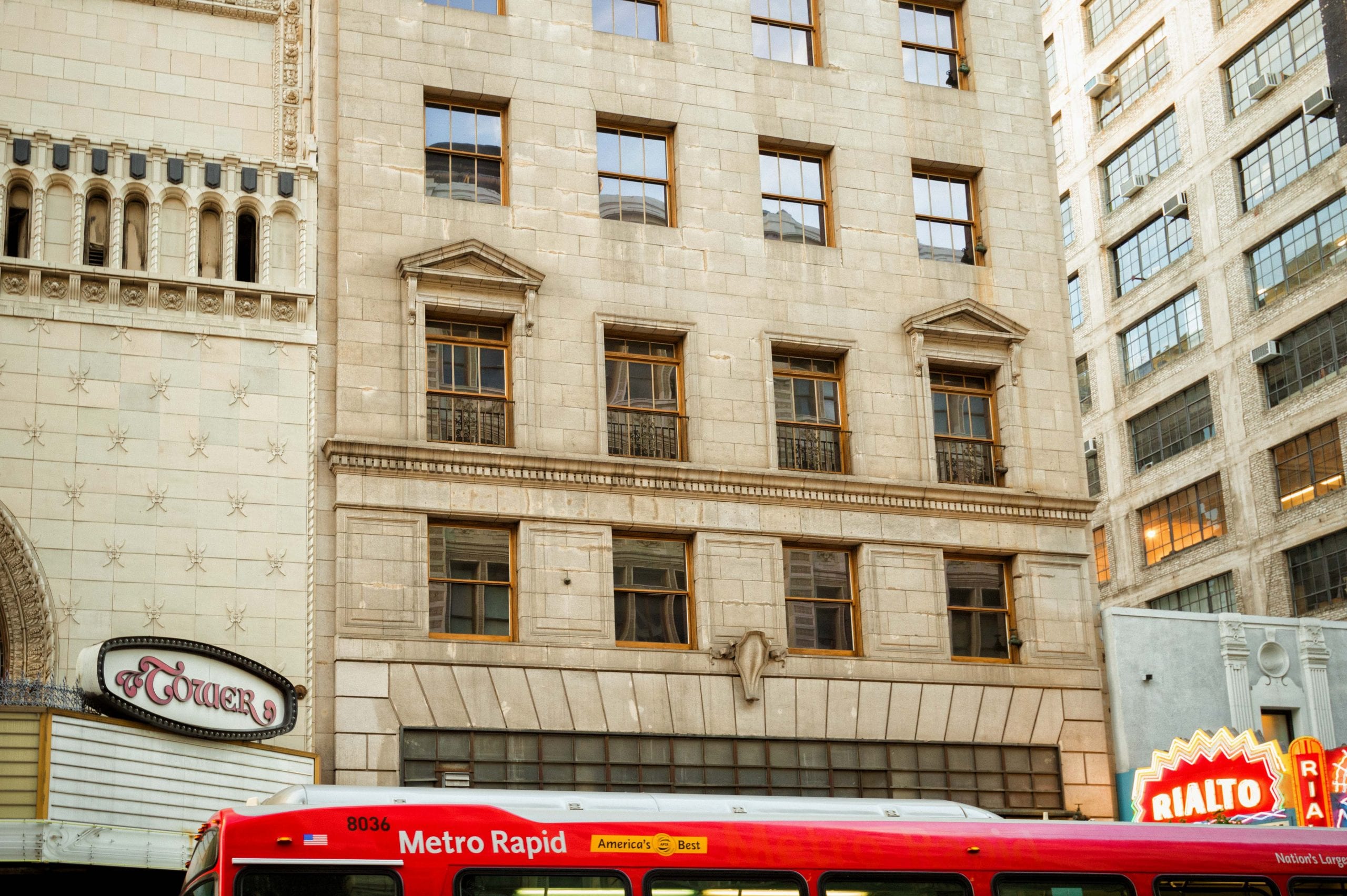 ART OF TRANSIT: Trying out some different compositions in DTLA. Photo by Steve Hymon/Metro. 