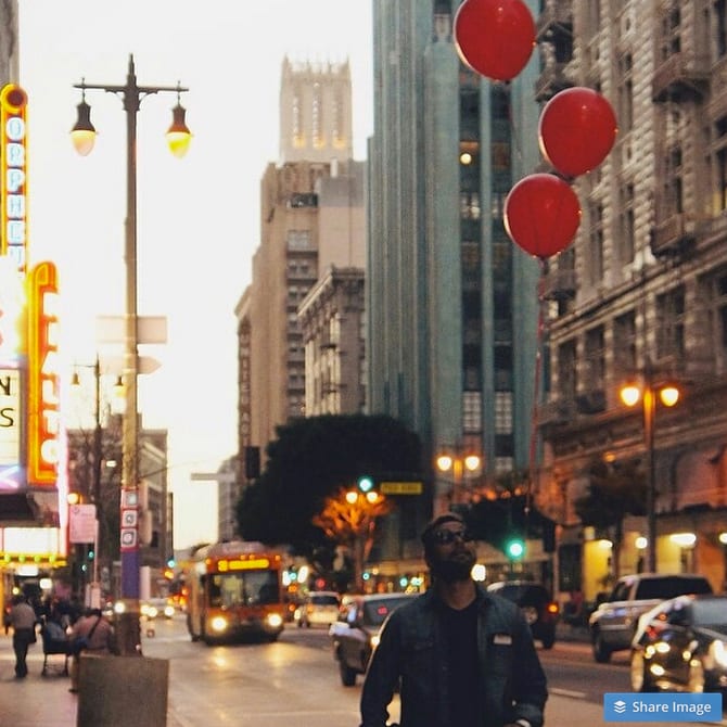 Broadway in downtown L.A. (Photo @fernrios @bbrendam via Instagram)