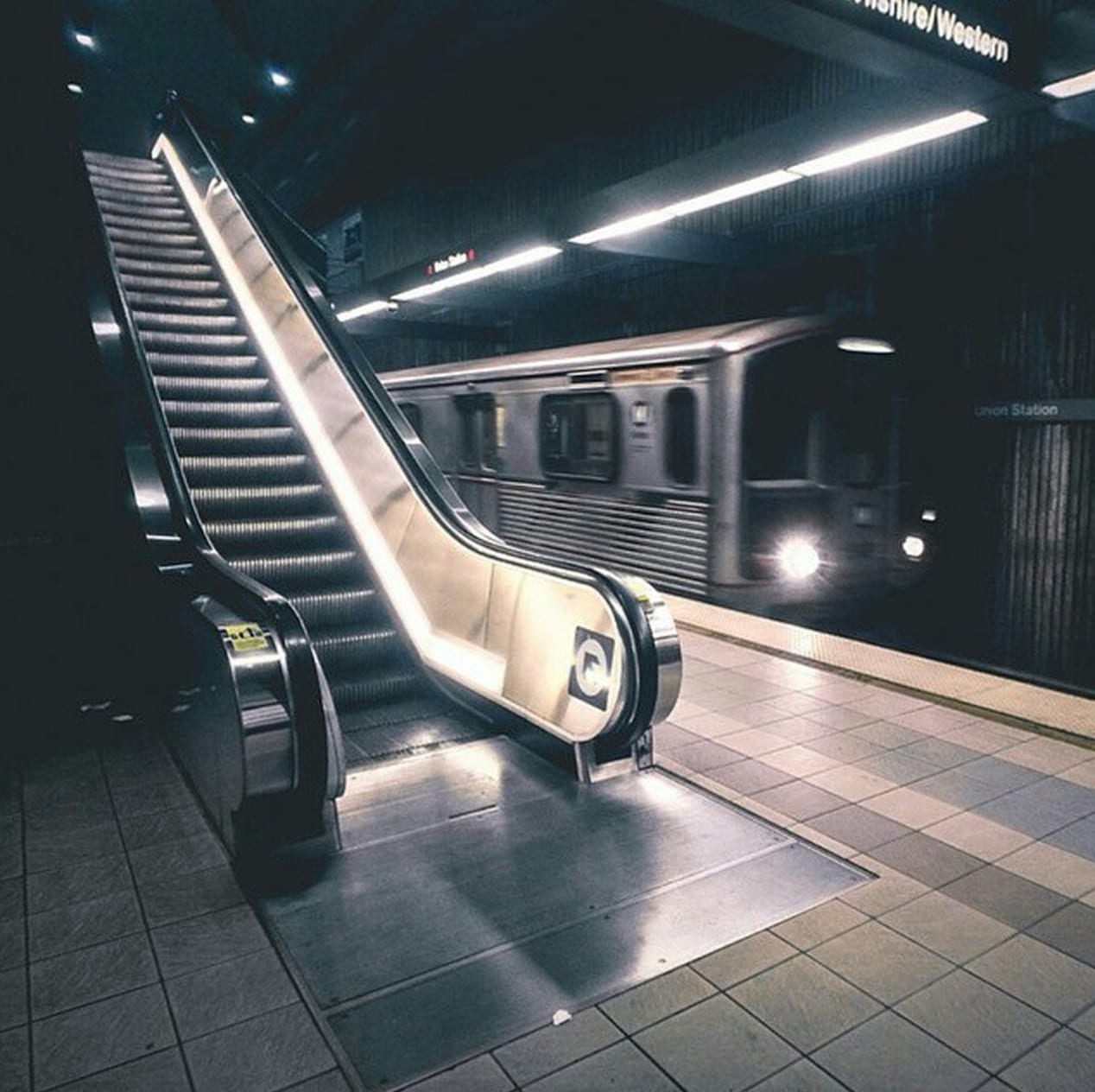 7th St / Metro Center Station. Photo via Instagram @losangeles.