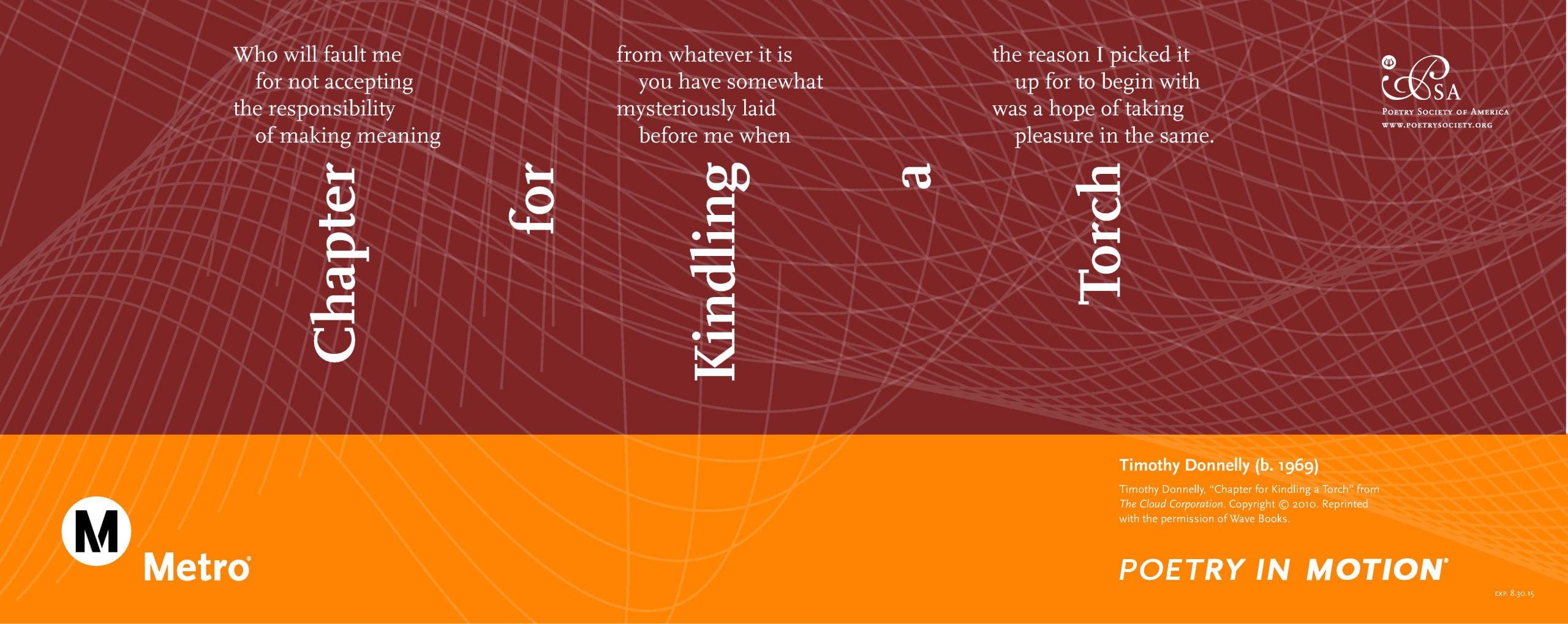 "Chapter for Kindling a Torch" from The Cloud Corporation by Timothy Donnelly
