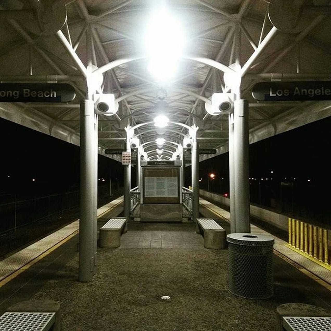 Upgraded Firestone Blue Line Station. Photo via Instagram @hour38