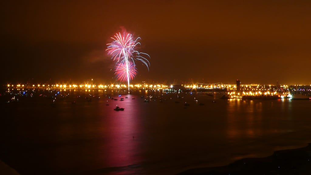 queen mary fireworks