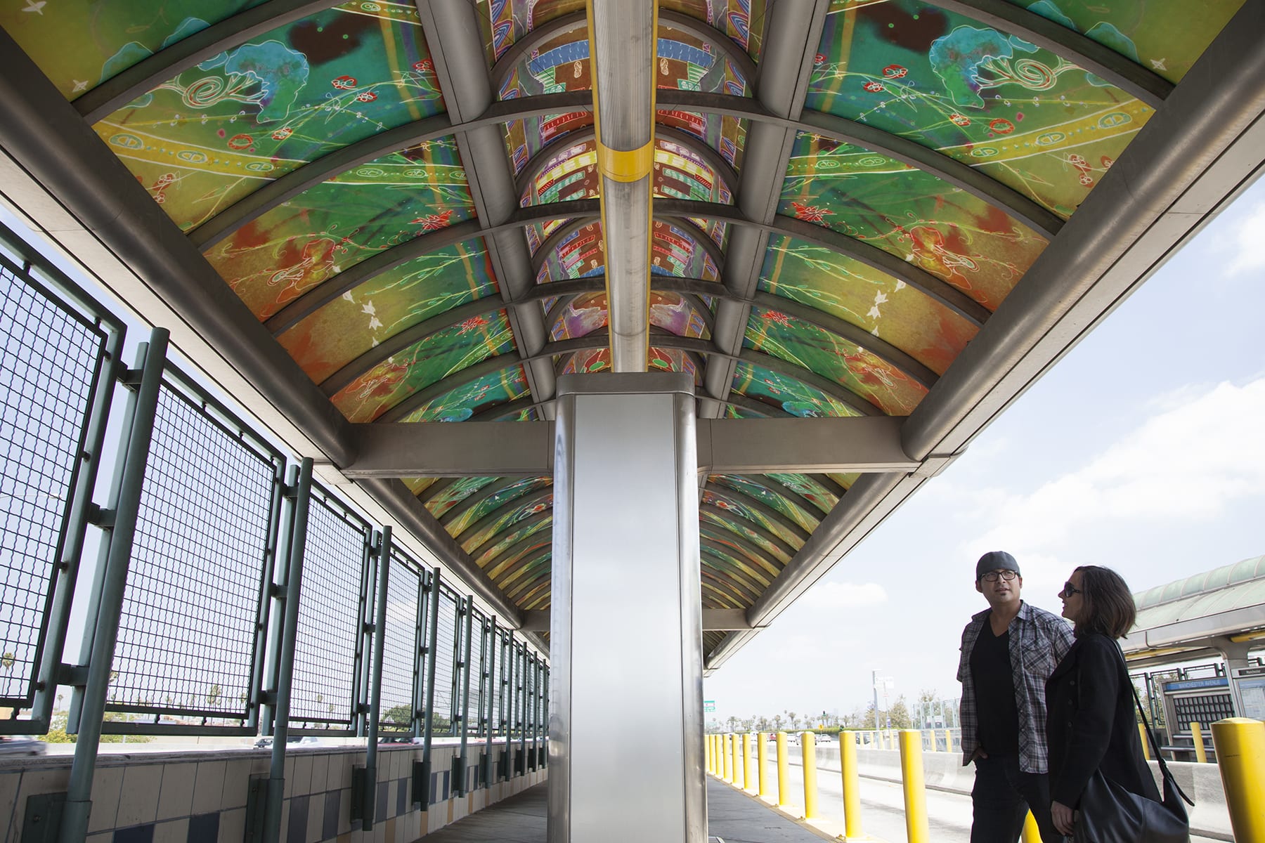 New artwork by Christine Nguyen at Silver Line Manchester Station