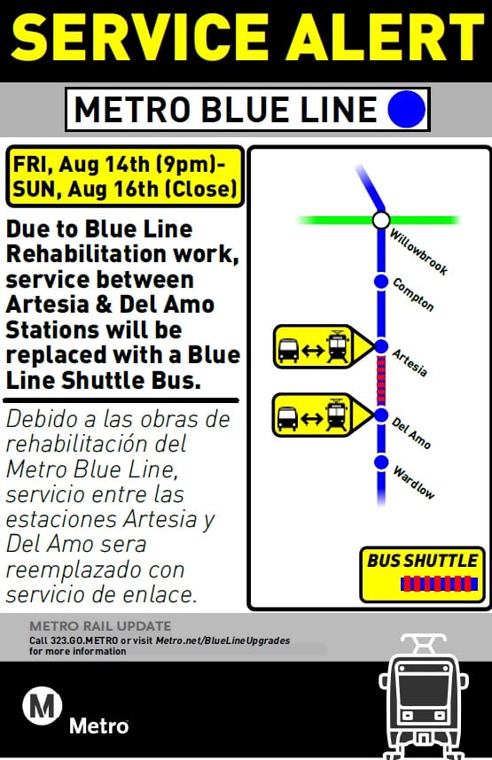Artesia-Del Amo bus shuttle