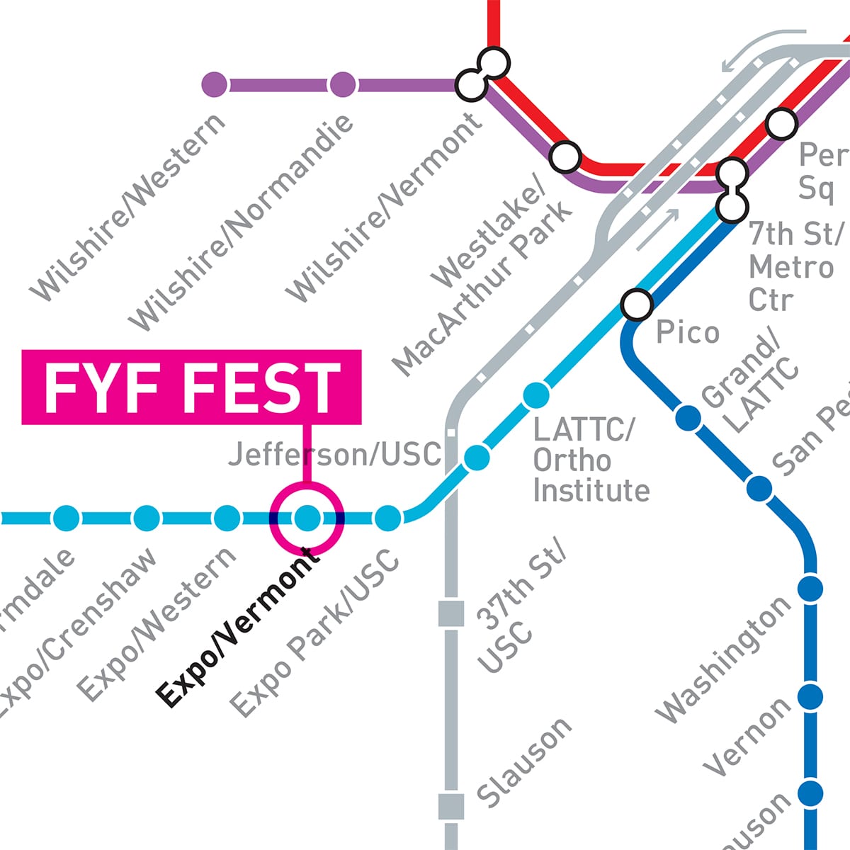 fyf fest station map
