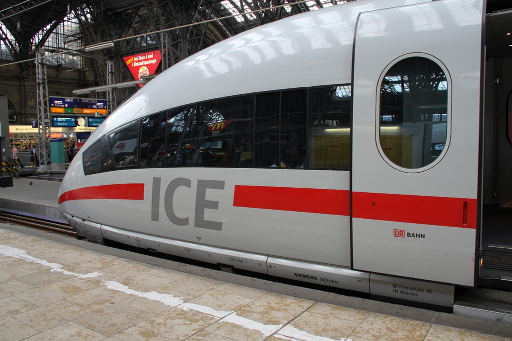 A German bullet train. Photo by JuntosWorldwide, via Flickr creative commons. 