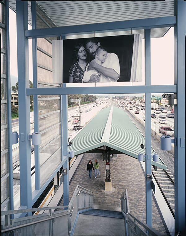 Tony Gleaton, Unitled - 2003 at the Sierra Madre Villa Station