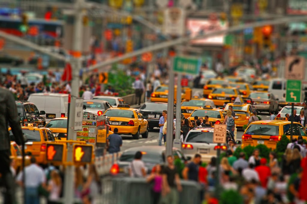 Taxis in San Francisco East in 2010. Photo by Giacomo Carena, via Flickr creative commons. 