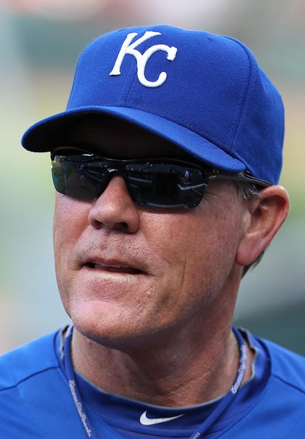Ned Yost: says he knew the Royals would beat the A's in the wildcard last year. Hmm. Photo by Keith Allison, via Flickr creative commons. 
