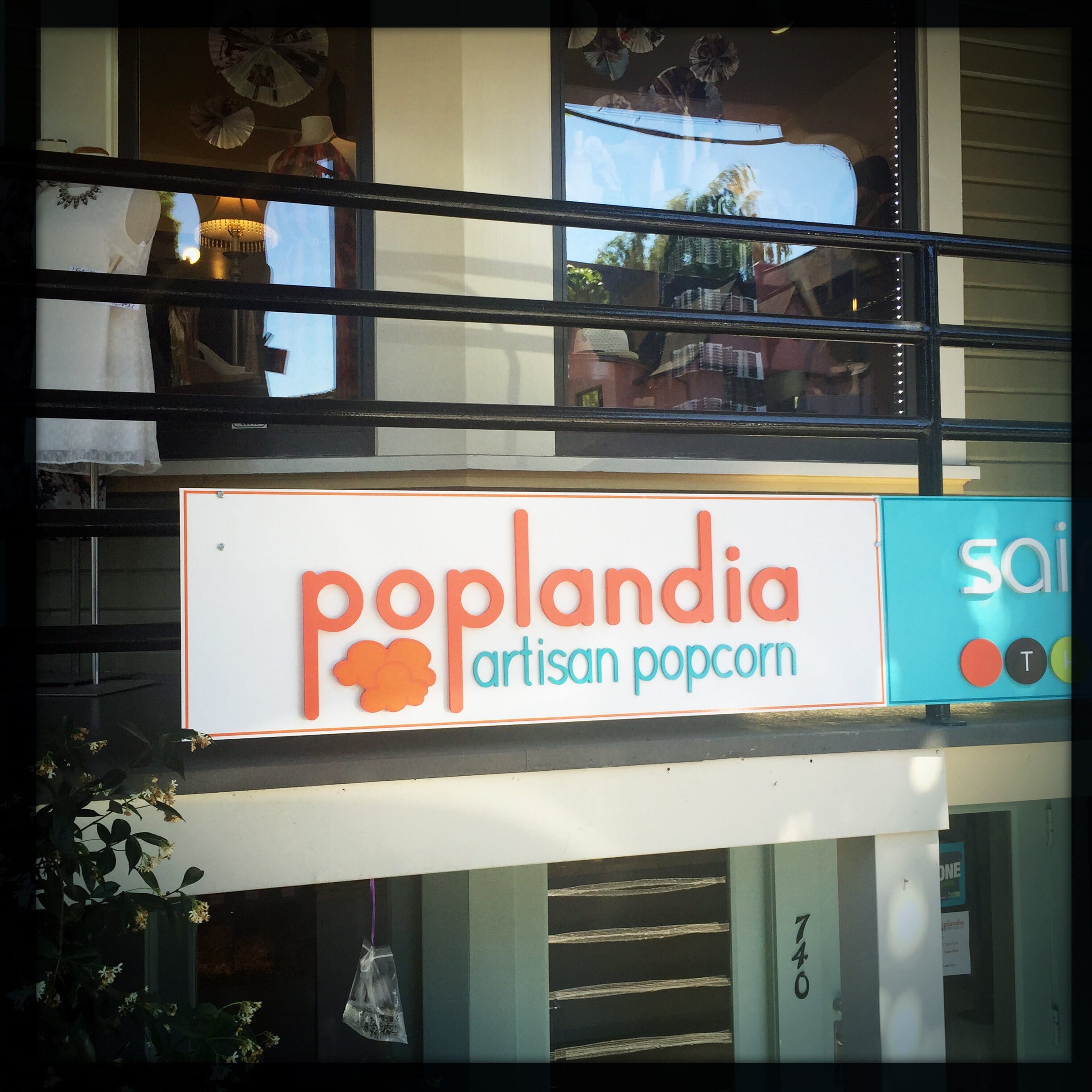 Hipster popcorn on Portland's trendy Northwest side. Photo: Steve Hymon.