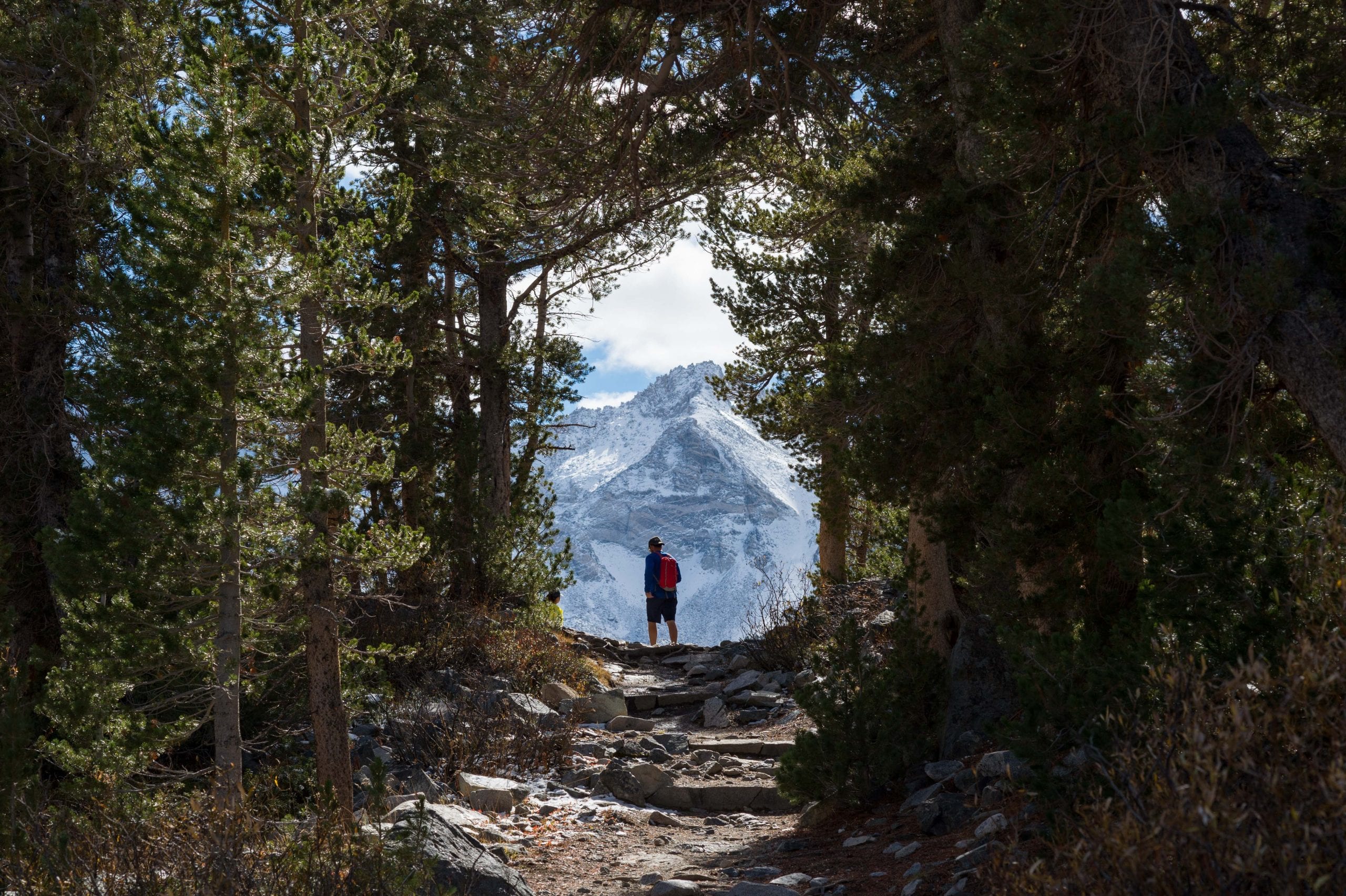 A hiker in the Little Lakes Valley in the Eastern Sierra. Photo by Steve Hymon.