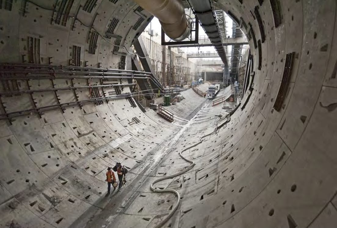 Work will soon resume on the tunnel in DTSEA. Photo: Washington Department of Transportation.