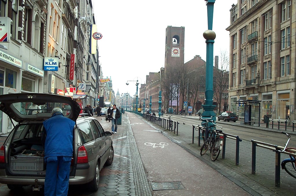 An Amsterdam street circa 2001. Photo by Jaren and Corin, via Flickr creative commons. 