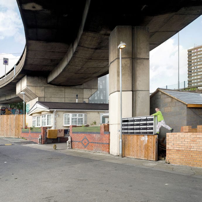 Life under a bridge in London. Photo by GISELA ERLACHER, via Newyorker.com.