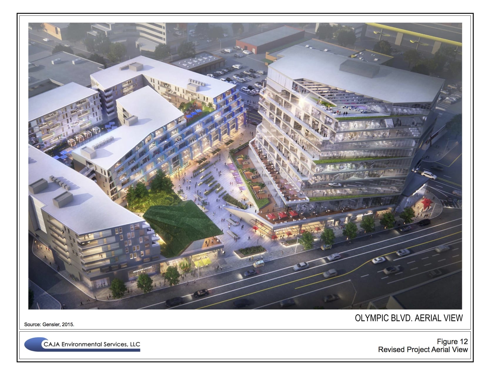 From the project's final environmental study filed with the city of L.A.'s Planning Department. Click above to see the study. 