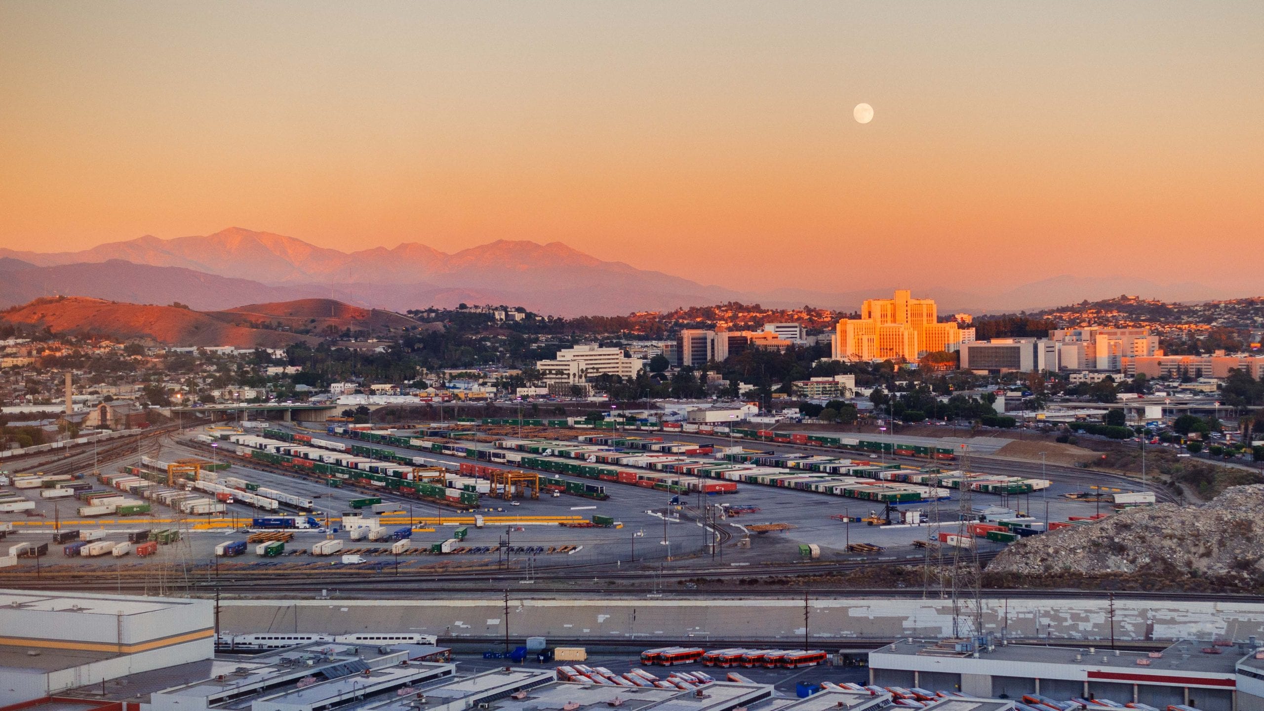 A view of the Piggyback Yards from Source World HQ last year. Photo by Steve Hymon/Metro.