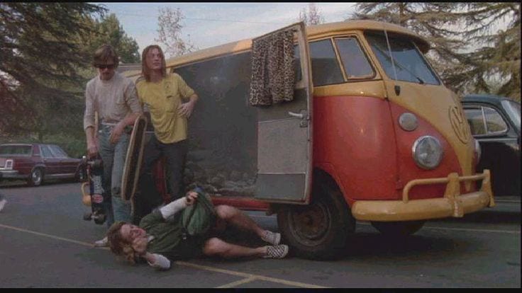 Spicoli's awesome van.