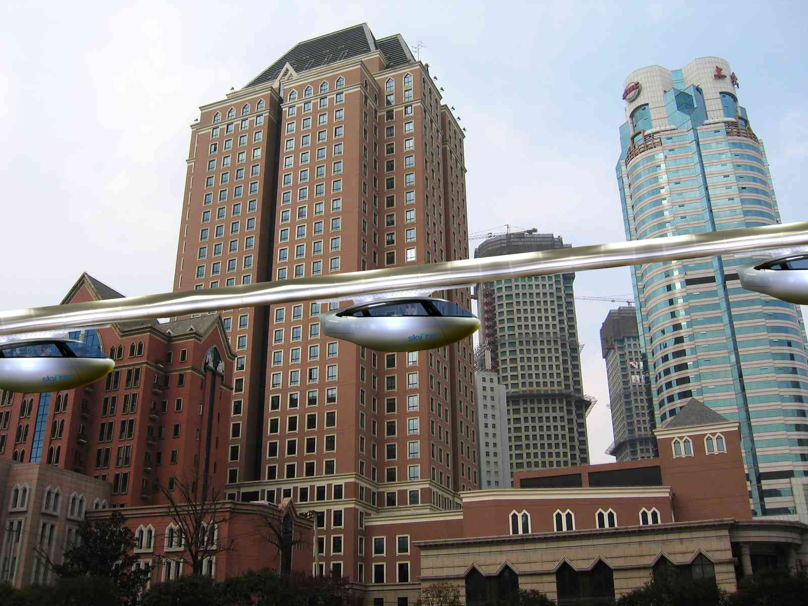Rendering: skyTran. 