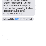 bike share text