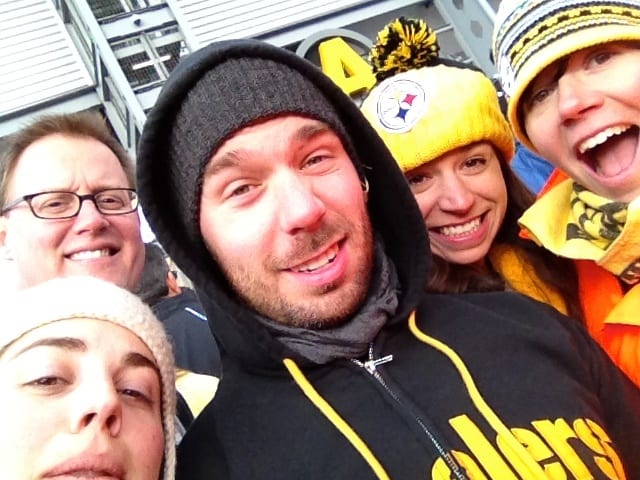 Steelers fans and future self-driving car test subjects. Sometimes there is justice in life. Photo by Jen Robinson, via Flickr creative commons.