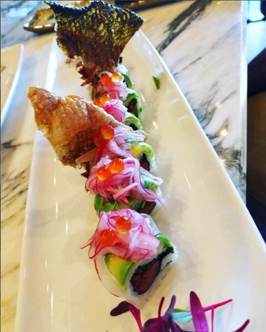 Salmon Festival Roll via qsushi instagram