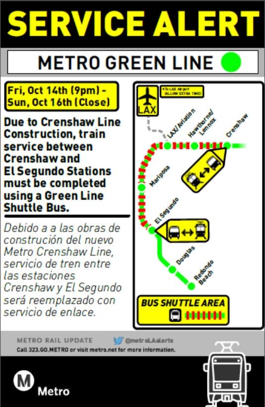 Green Line Crenshaw-El Segundo Turnback