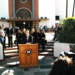 Metrolink Board Chairman Richard Katz leads news conference at Union Station