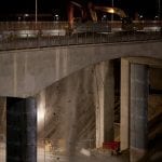 I-405 Closure Construction Photos