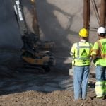 I-405 Closure Construction Photos
