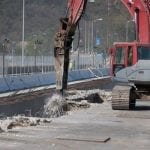 I-405 Closure Construction Photos