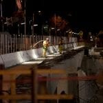 I-405 Closure Construction Photos, Sept 28-30
