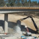 I-405 Closure Construction Photos, Sept 28-30