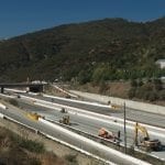 I-405 Closure Construction Photos, Sept 28-30
