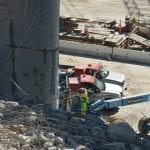 I-405 Closure Construction Photos, Sept 28-30