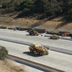 I-405 Closure Construction Photos, Sept 28-30
