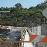 I-405 Closure Construction Photos, Sept 28-30