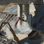 I-405 Closure Construction Photos, Sept 28-30