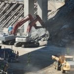 I-405 Closure Construction Photos, Sept 28-30