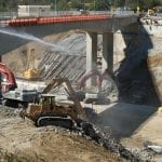 I-405 Closure Construction Photos, Sept 28-30