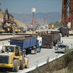 I-405 Closure Construction Photos, Sept 28-30