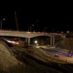 I-405 Closure Construction Photos, Sept 28-30