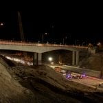 I-405 Closure Construction Photos, Sept 28-30