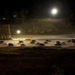 I-405 Closure Construction Photos, Sept 28-30