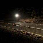 I-405 Closure Construction Photos, Sept 28-30