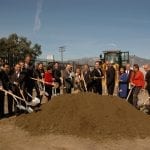 Federal, state, local, and railroad officials launch construction of a four-lane roadway underpass with double-track railroad bridge to replace a congested railroad crossing on Baldwin Avenue.