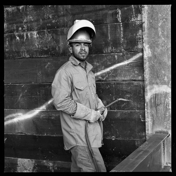 Artworks in the Deep Connections exhibition and catalog by photographer Ken Karagozian. (Right) Luis Alcantara, Regional Connector, 2016.
