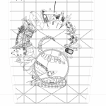 Diagrammatic architectural drawings showing "Distance of the Sun" in development. The artwork by Glenn Kaino is being developed in tandem with the Airport Metro Connector's station environment.