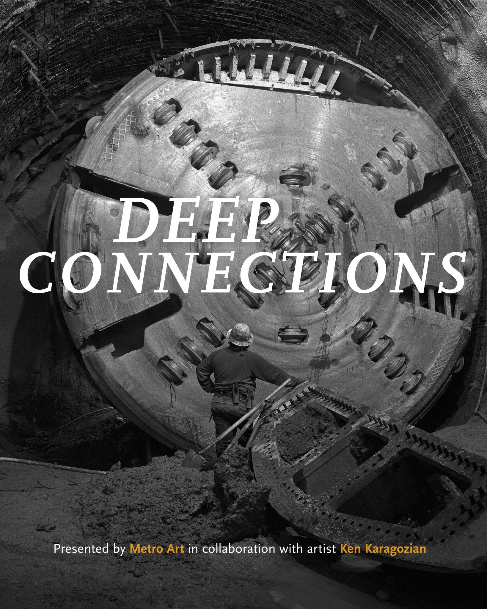 Cover of "Deep Connections" catalogue by Ken Karagozian