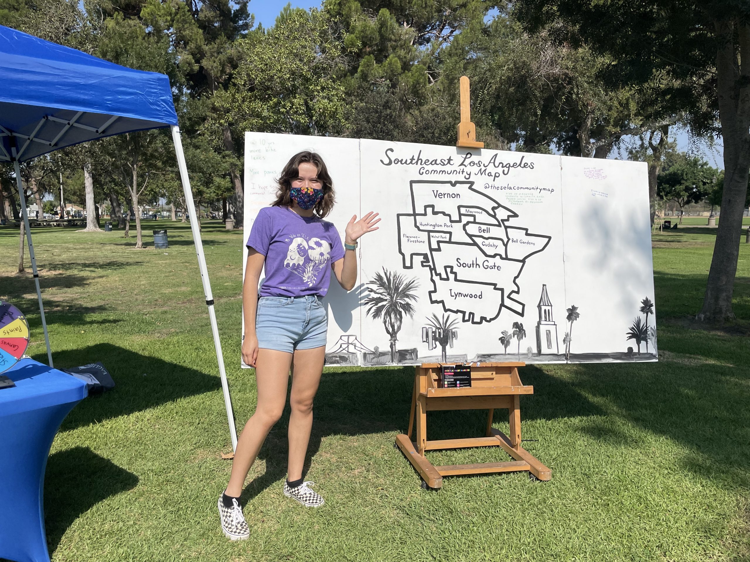 Alejandra Martinez and The SELA Community Map for "Nos Vemos/We See Us."